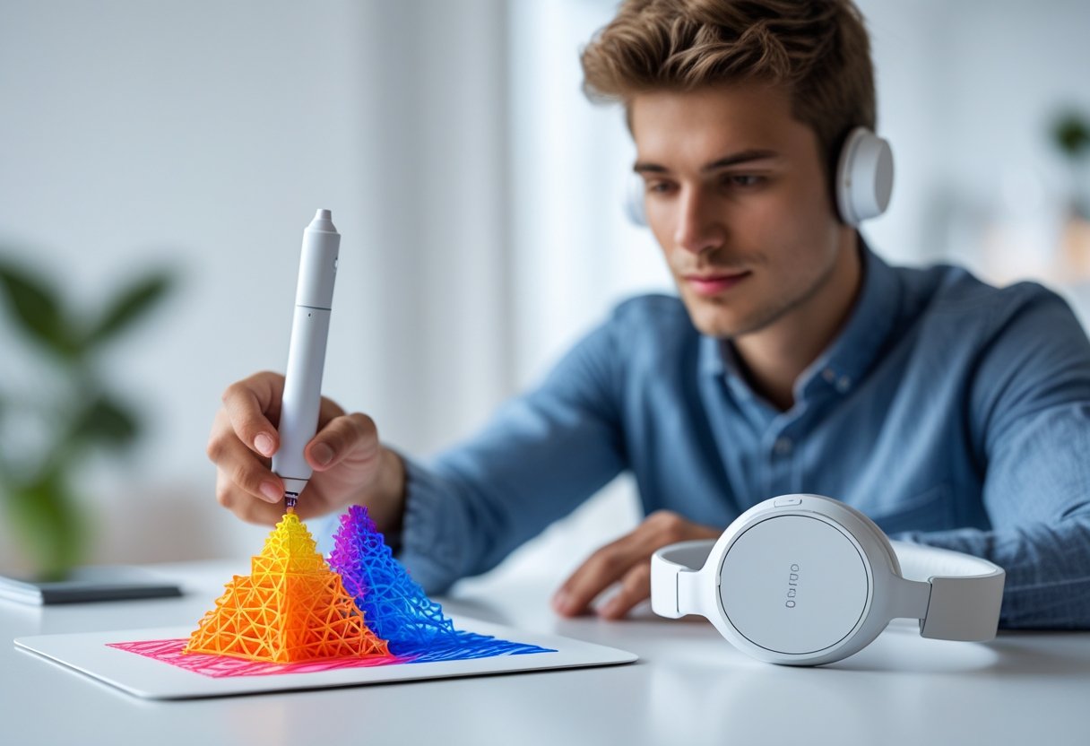 Skab kunst med 3D pen og nyd en trådløs lydoplevelse